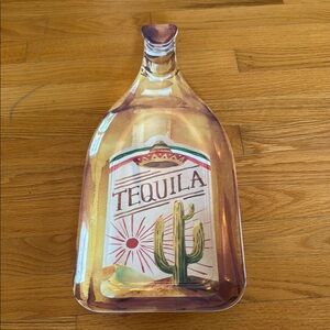 Tequila Bottle Shaped Tray